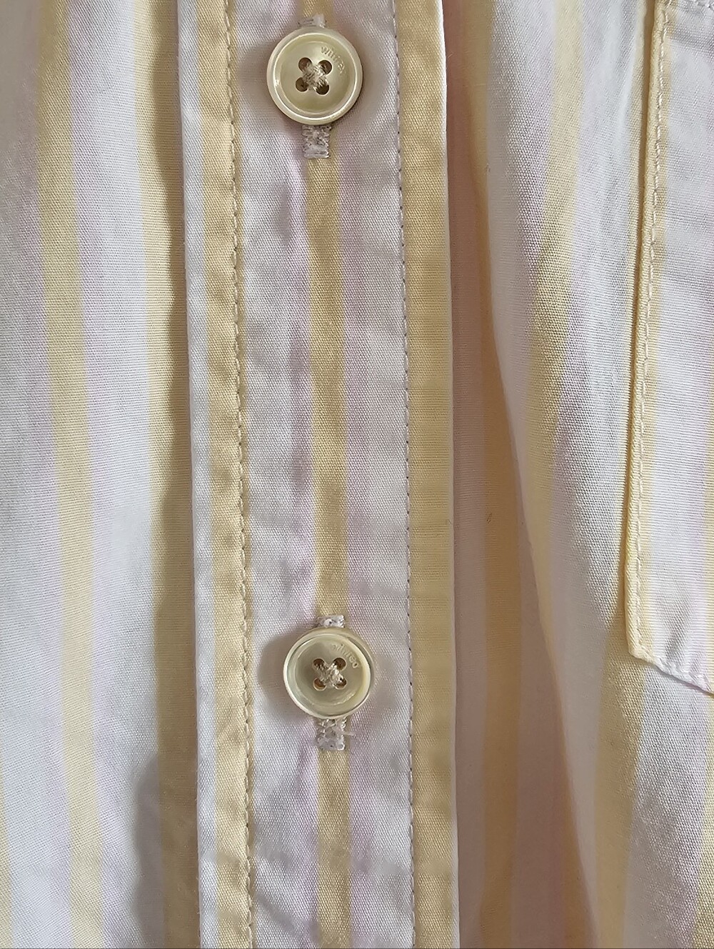 Aritzia Wilfred Free Relaxed Oversized Drop Shoulder Stripe Poplin Shirt 2XS - Picture 12 of 16